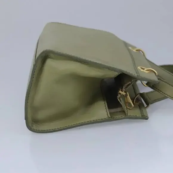 CELINE Hand Bag Leather Khaki - Picture 5 of 12